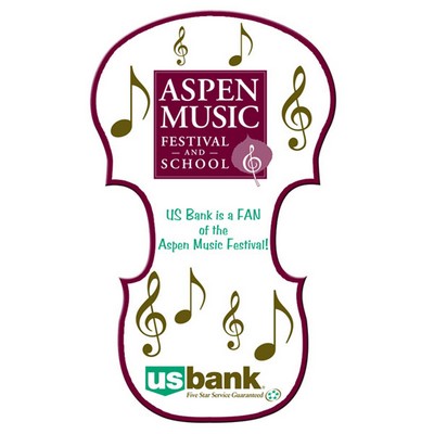 Violin Hand Fan Without Stick